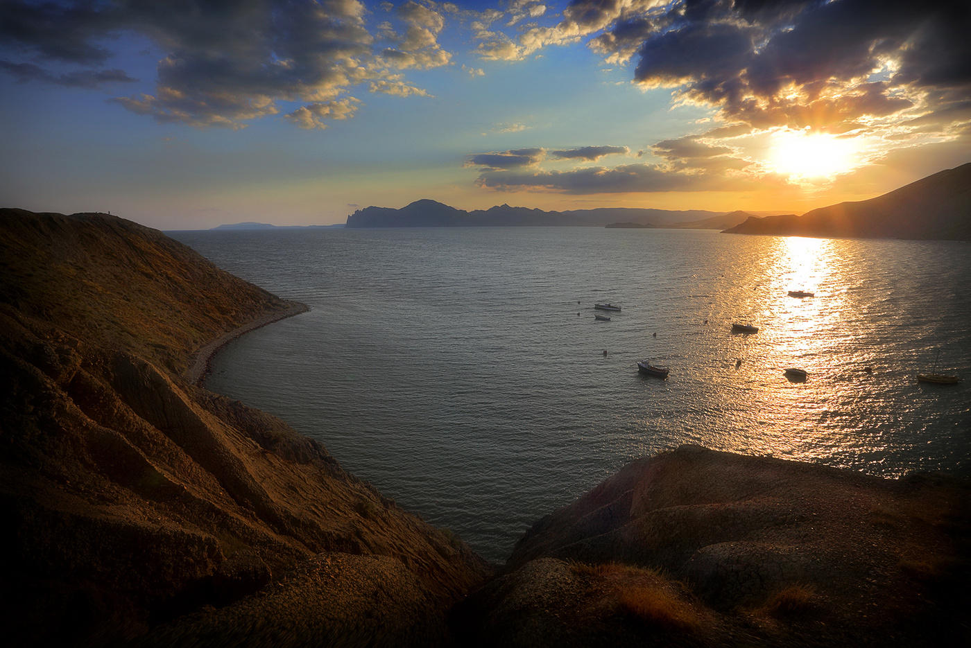 Nur 2 ... Sommer Sonnenuntergang.