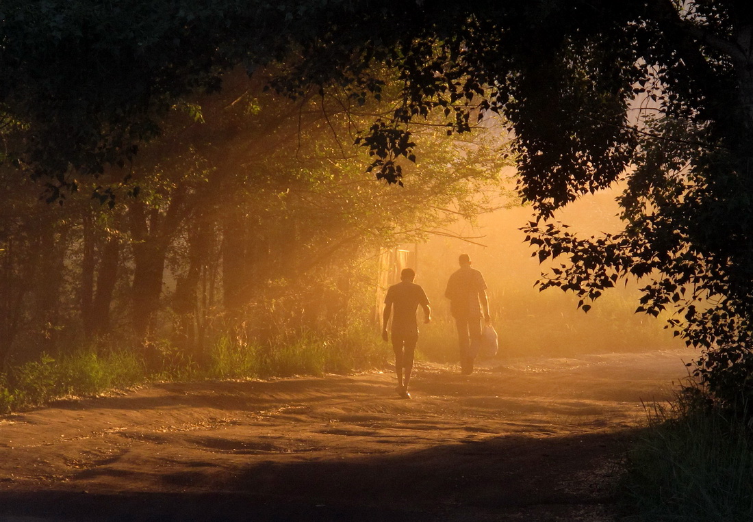 Auf dem Weg in den Abend ...