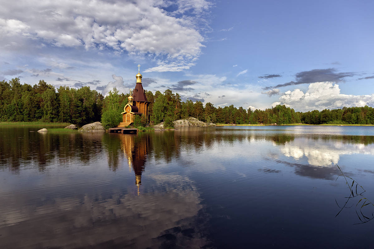 Kirche St. Andreas der Apostel auf Vuoksa.