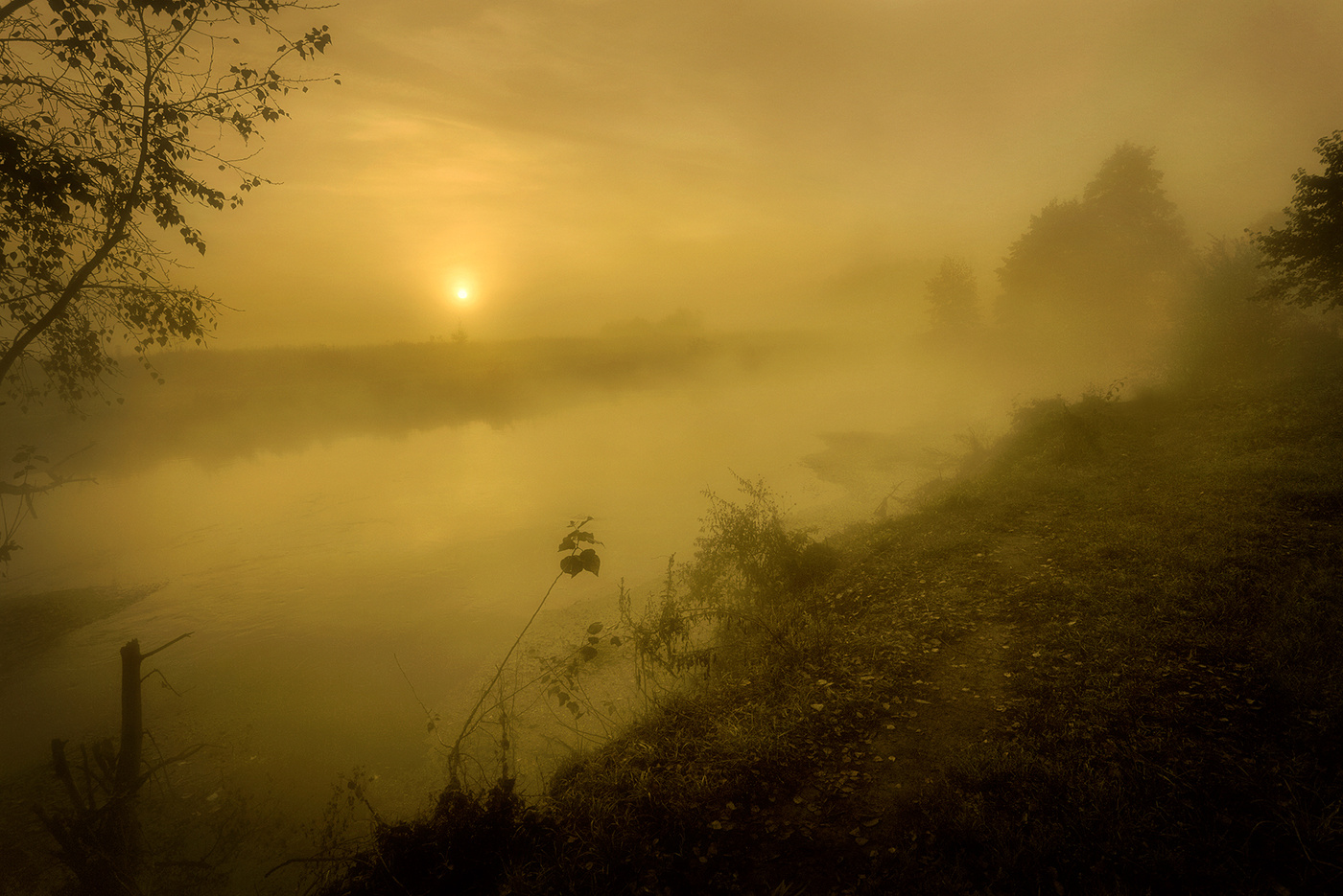 Im Morgengrauen September ....