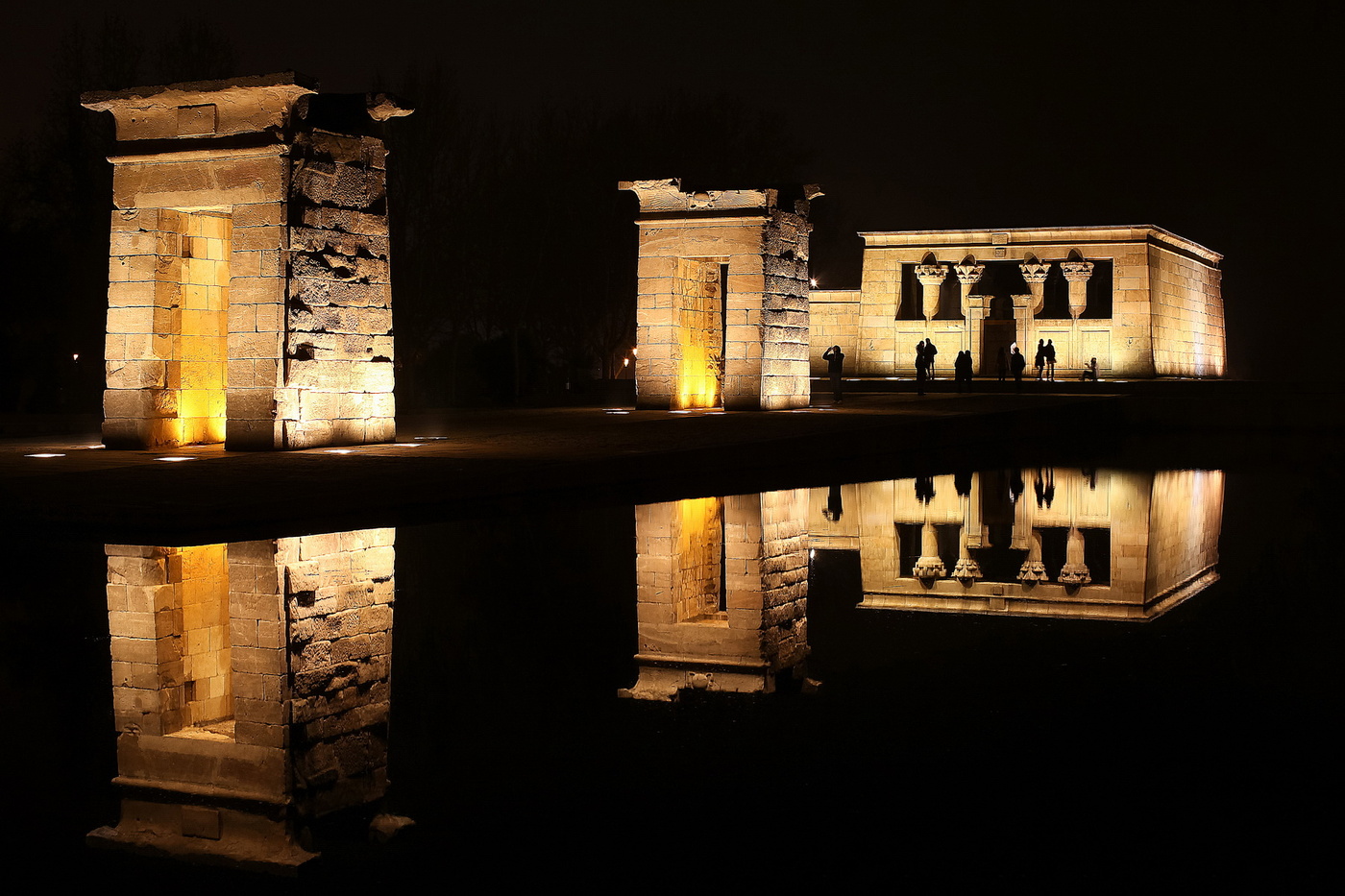Ägyptischen Tempel Debod in Madrid