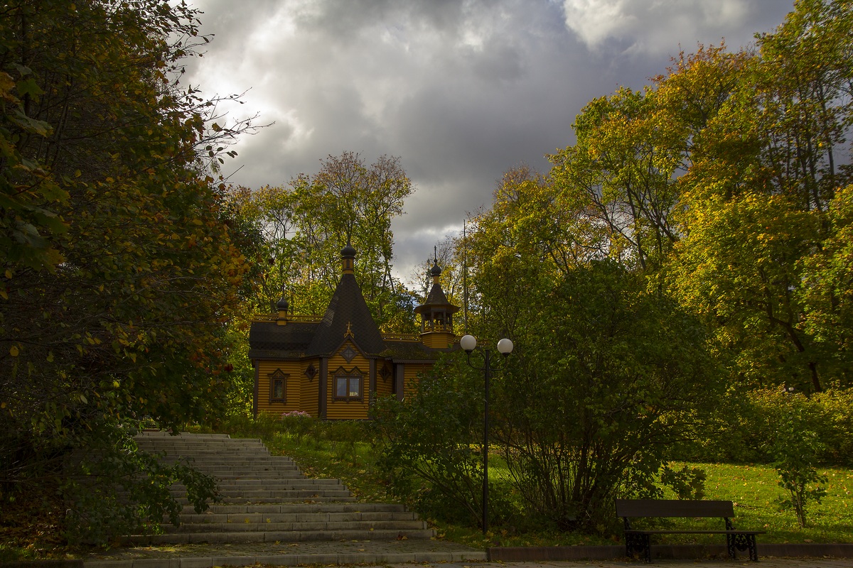 In der Stille des Herbstes.