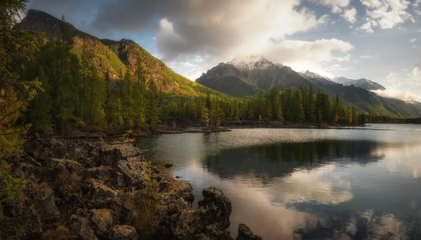 Morgen auf dem See ...