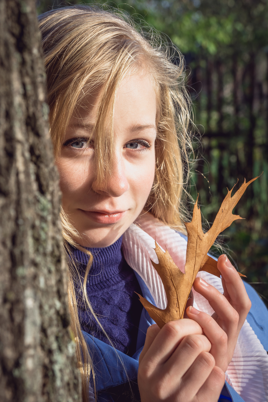 Herbst - die neueste und entzückenden Lächeln Jahr.