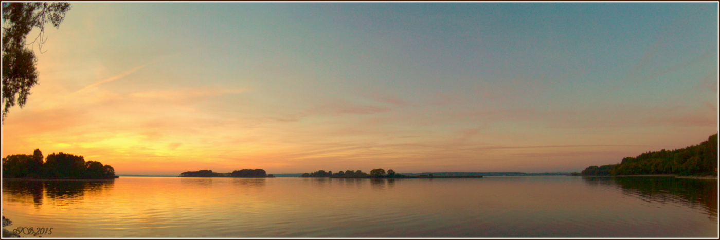 Palette des Sonnenuntergangs