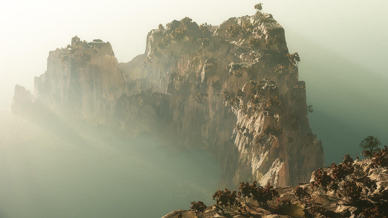 Auf diesem Felsen ...