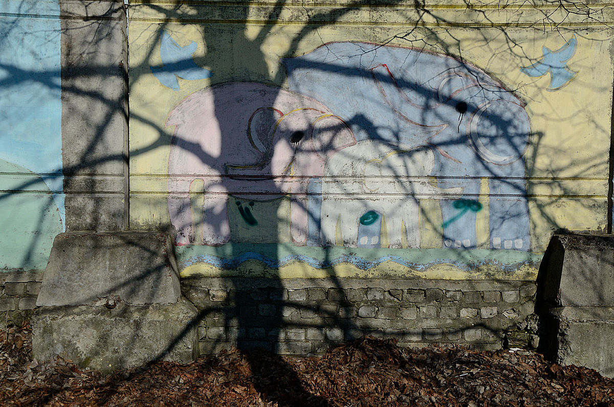 Schatten an der Wand