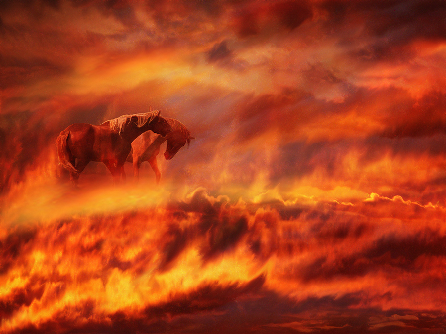 und der Anbruch der Morgendämmerung Kuss