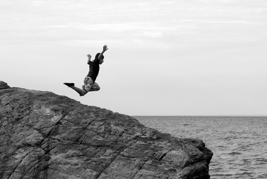 Warum nicht Menschen fliegen wie Vögel, und ich glaube, ich kann fliegen ...
