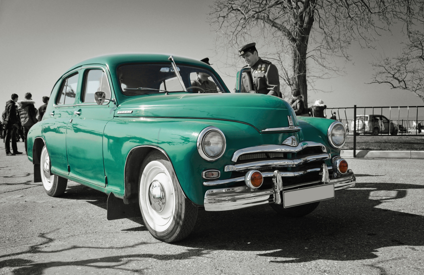 Am Jahrestag der Befreiung von Kertsch von den Nazi-Invasoren.