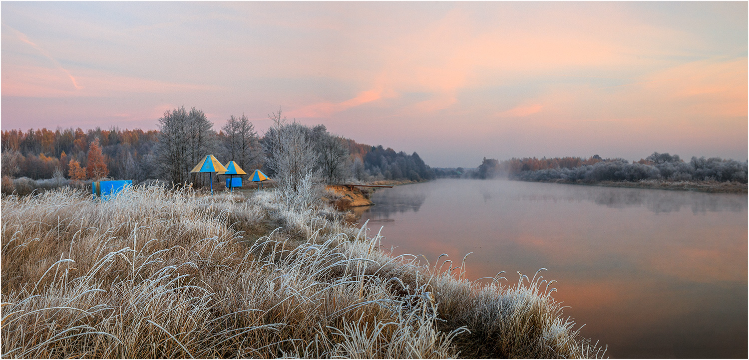 Oktobermorgen am Strand