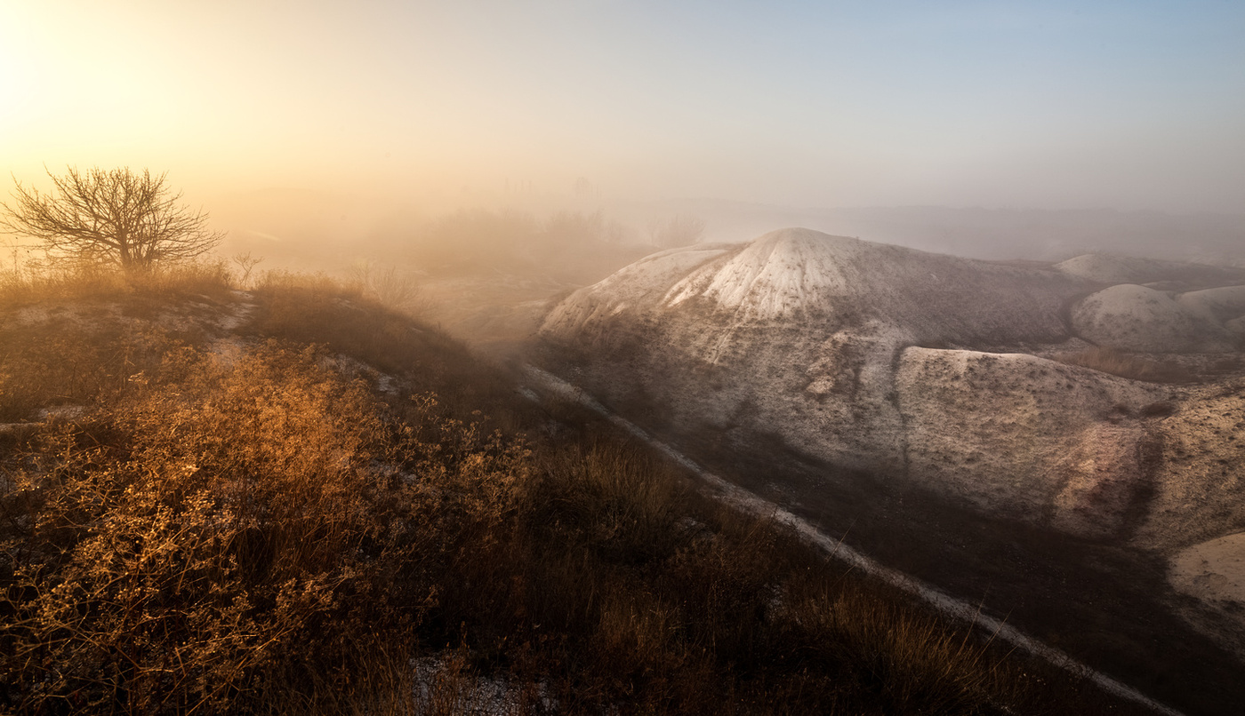 Die November-geizig Morgengrauen ...