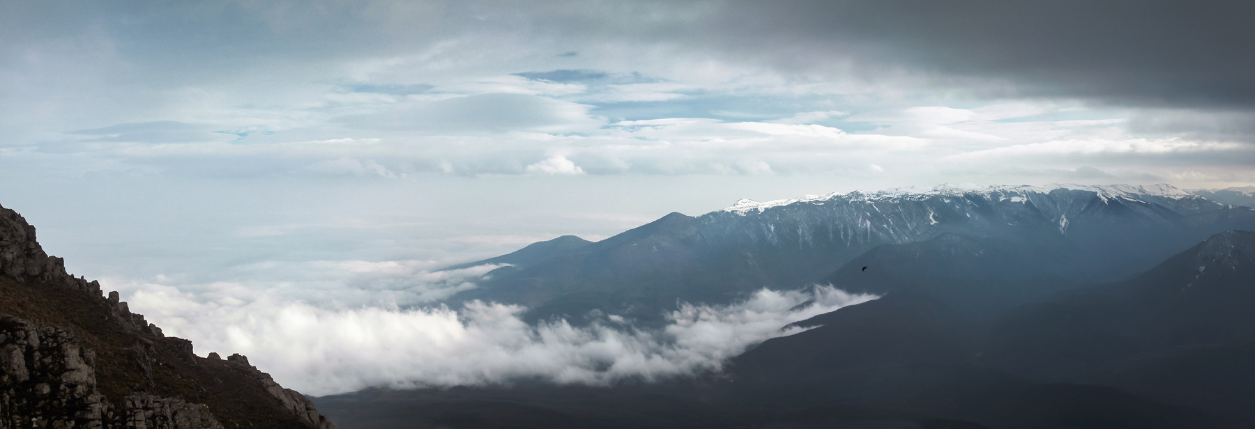 Blick vom Tschatyrdaga auf Babugan Plateau
