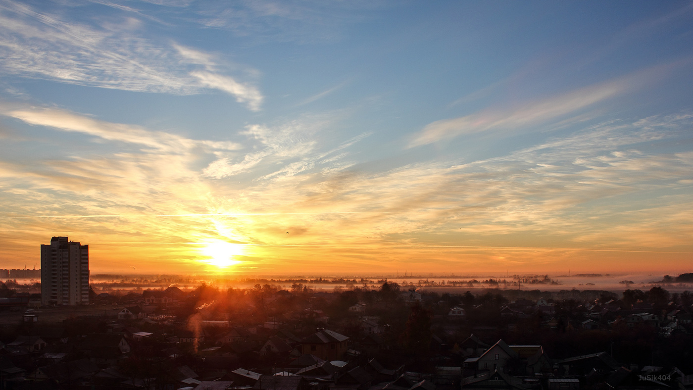 Dämmerung über "Davydovka"