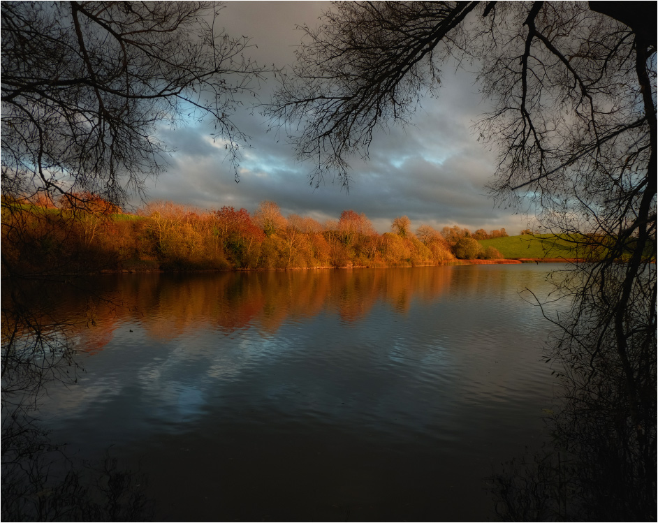 ... In den Sonnenuntergang Licht ...