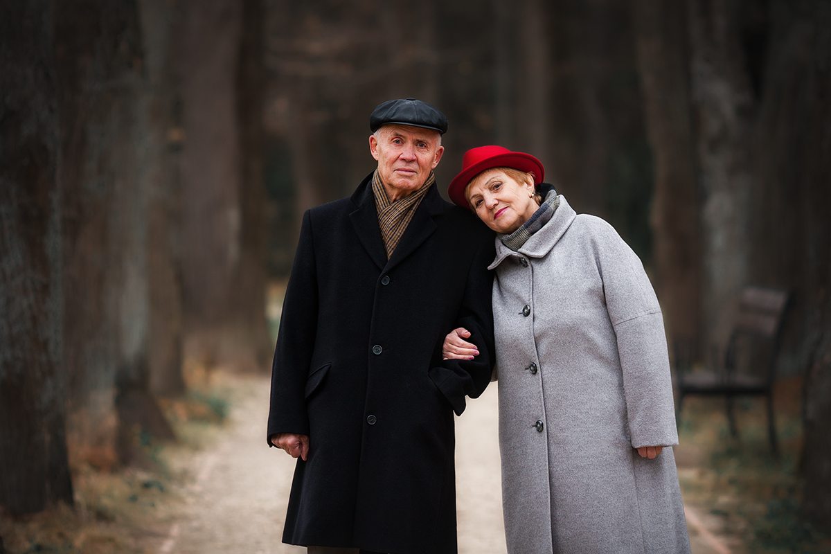 Als die beiden durch das Leben gehen ..