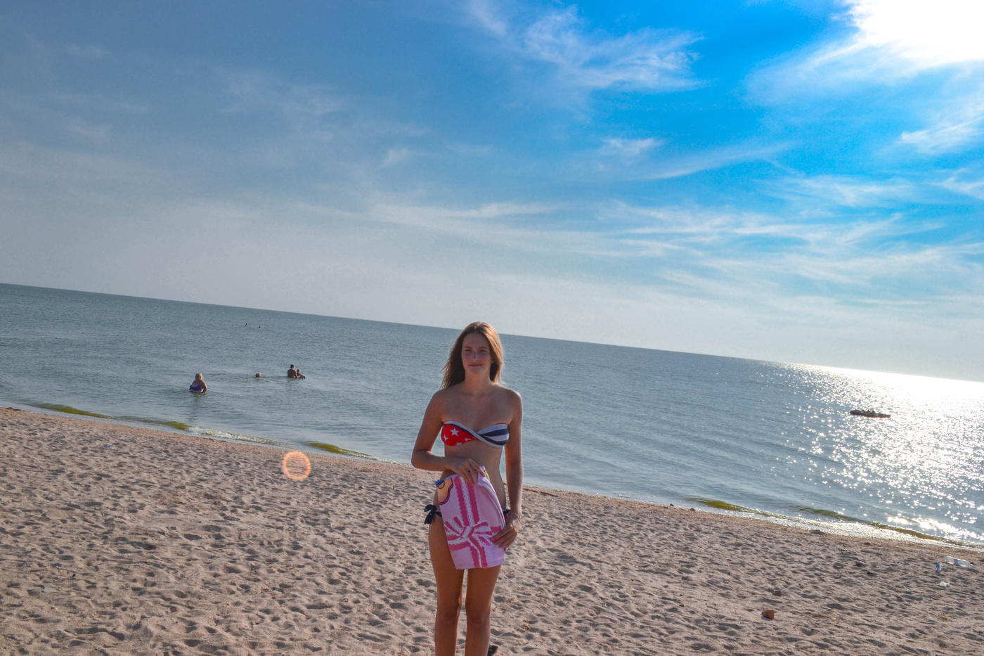 Mädchen auf dem Meer