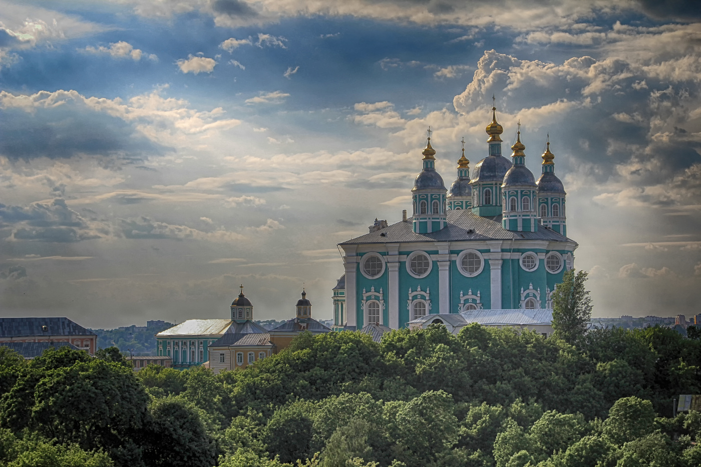 Hoch über der Stadt