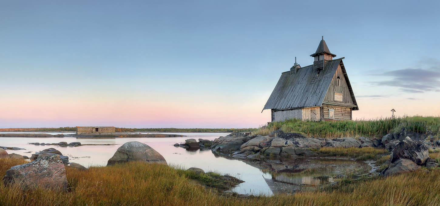 Am Ufer des Weißen Meeres ..