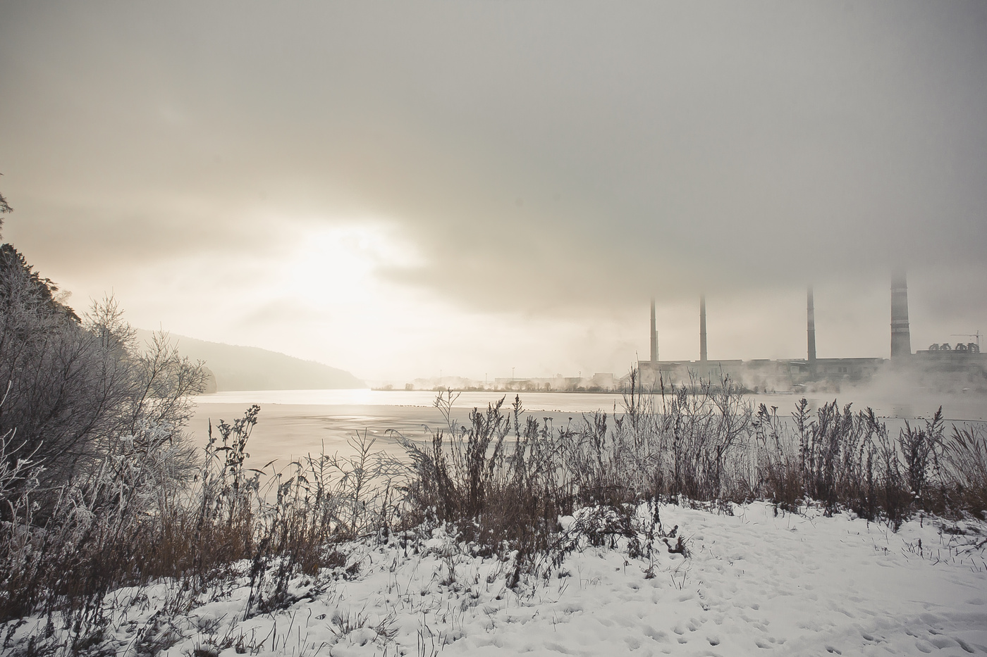 Winter in der geschlossenen