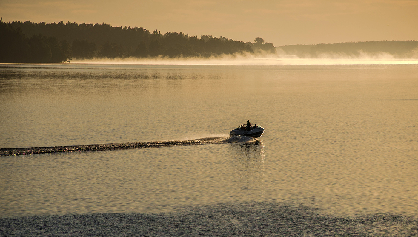 Morgen an der Wolga.