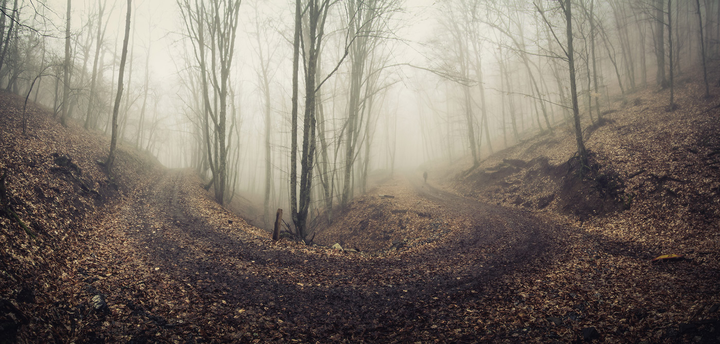 Serpentinen in den Bergen