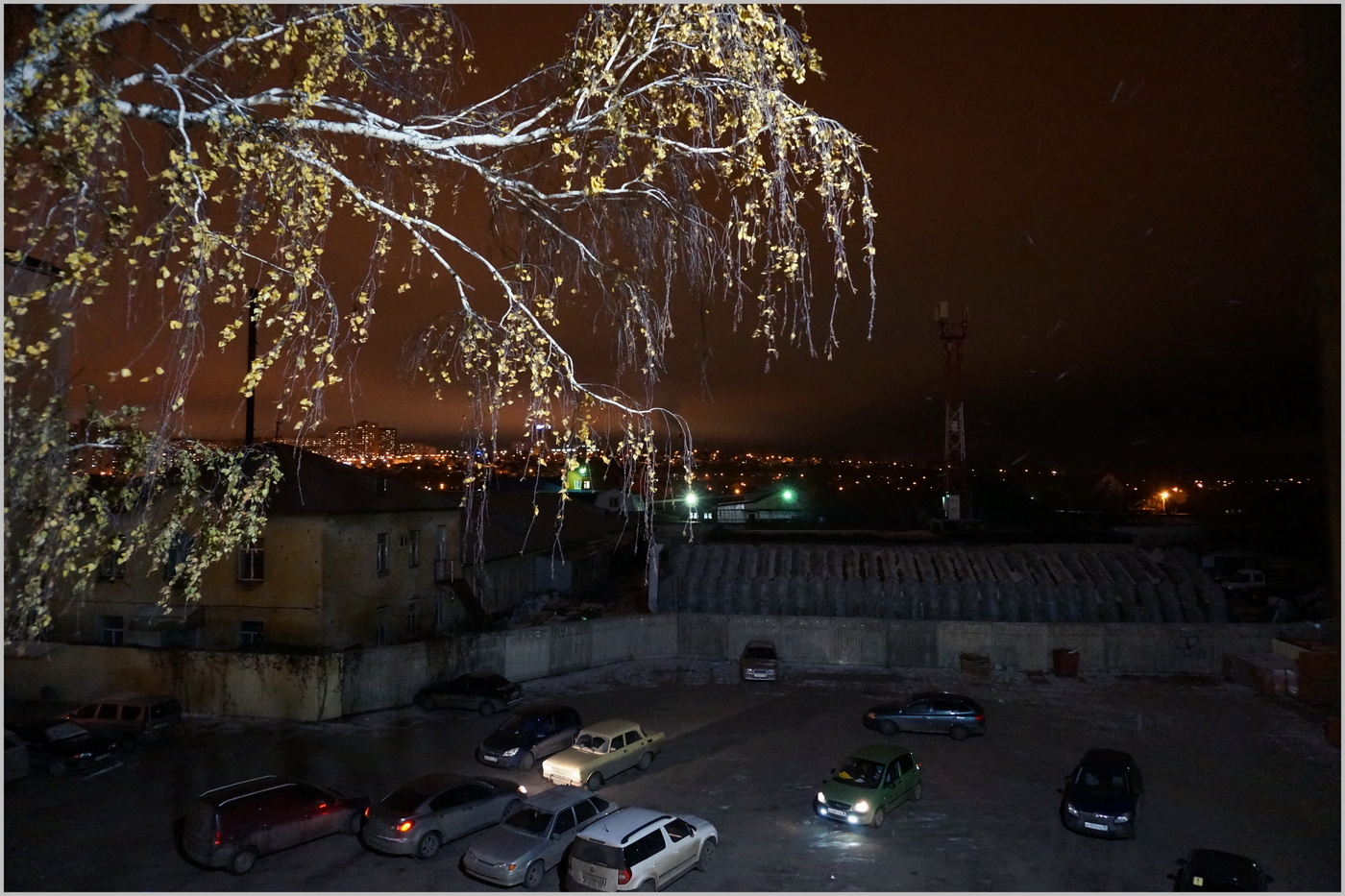 Blick auf die Stadt Izhevsk ...