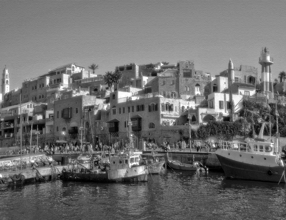 Seaside antiken Stadt ...