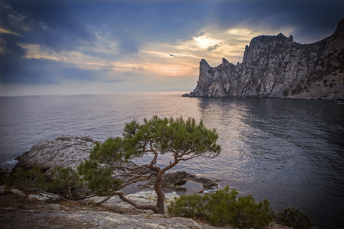 Abend in der kaiserlichen Bucht