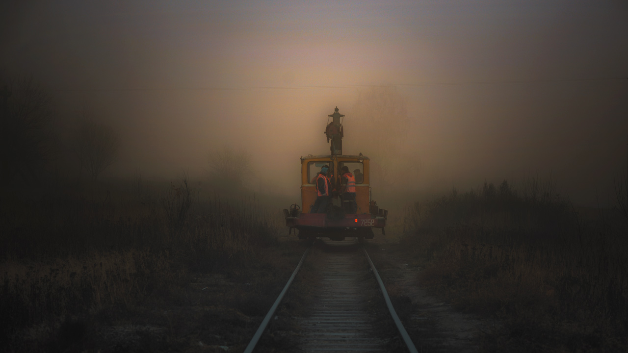 / Es auf den Rand ... /