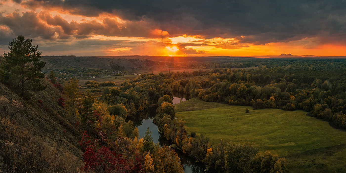 Oktober Dämmerung ...