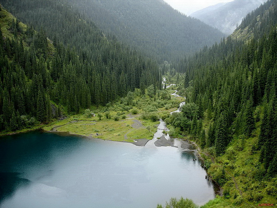 Es gibt kein schlechtes pogody.Dozhd ....