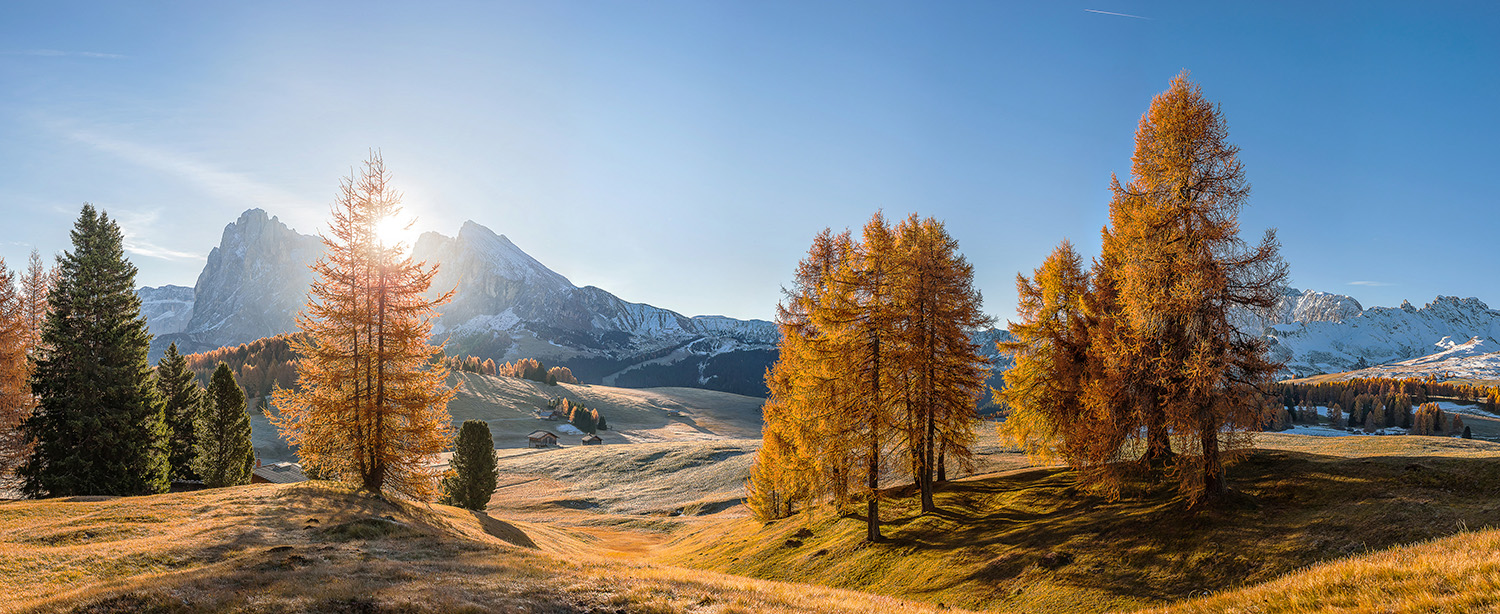 Ein klarer Morgen in den Alpen II