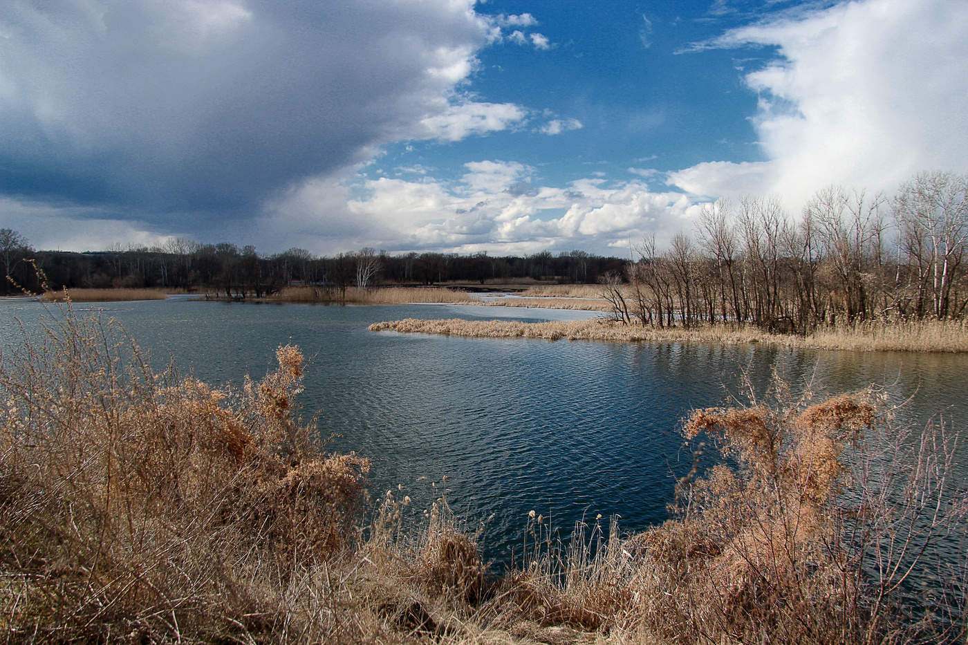 Wolken auf dem Fluss ...