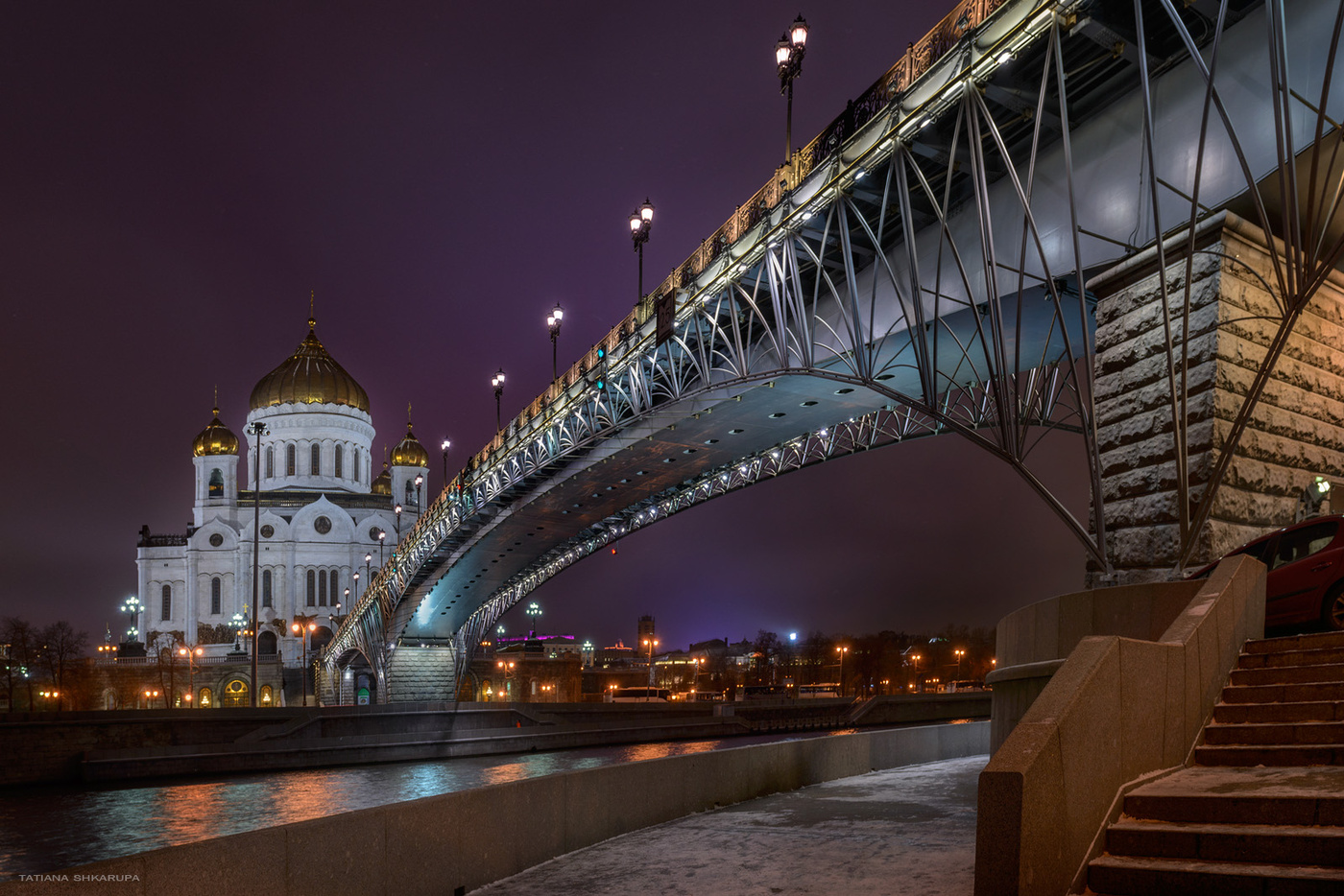 Die Momente des Abends Stadt.
