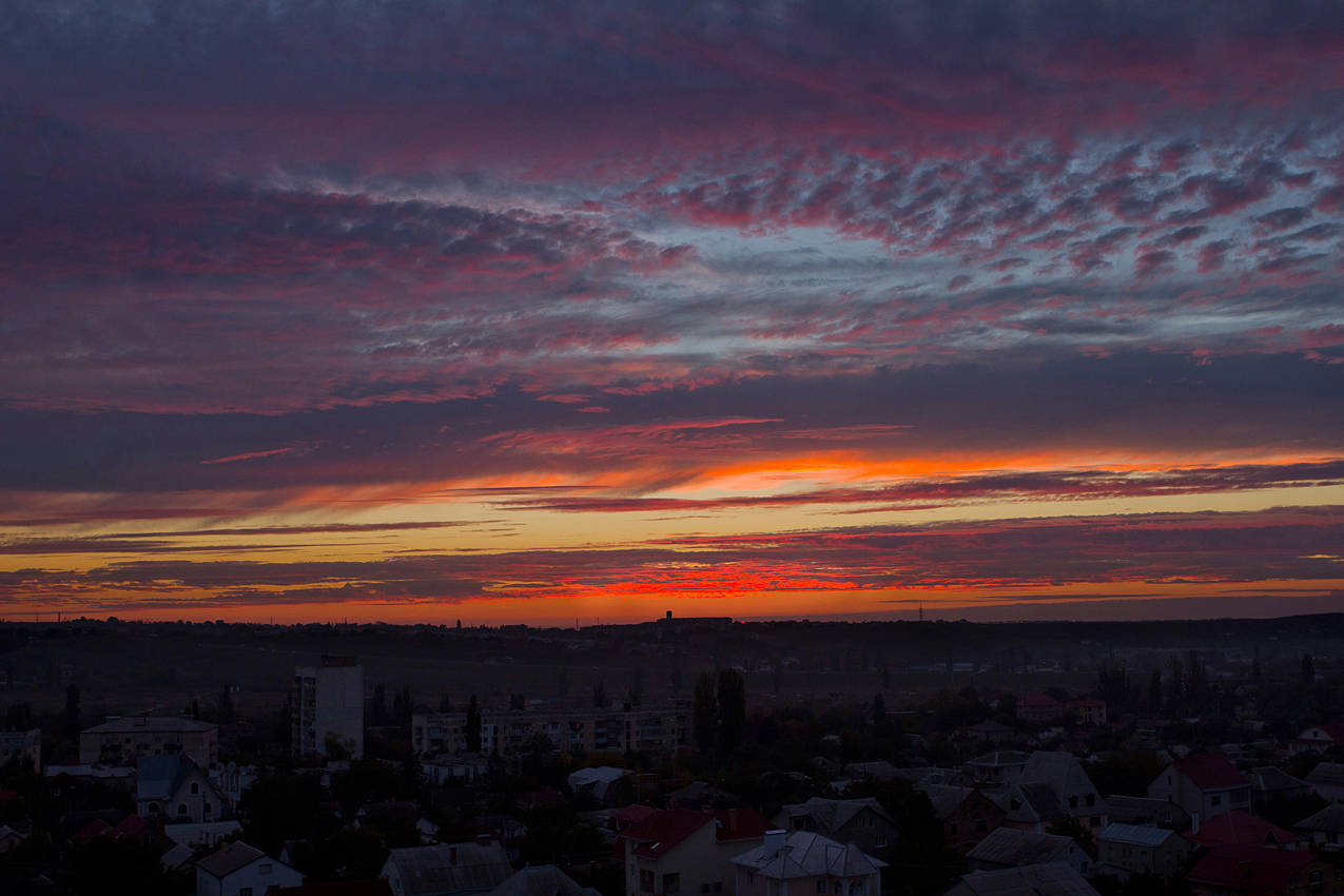 Das Licht gibt den Himmel.