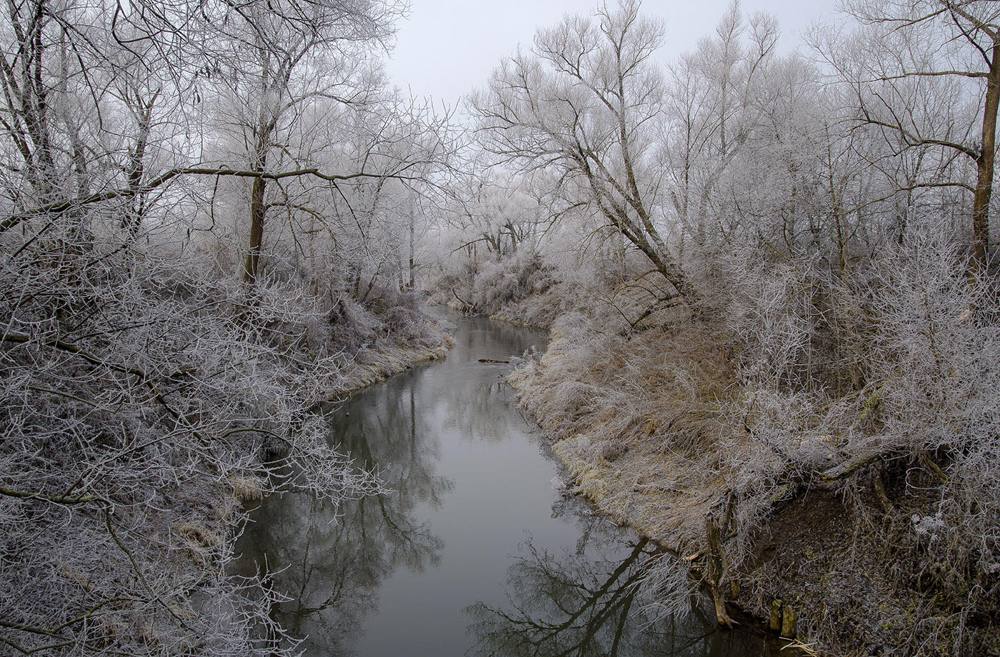 In der Morgen fror leicht