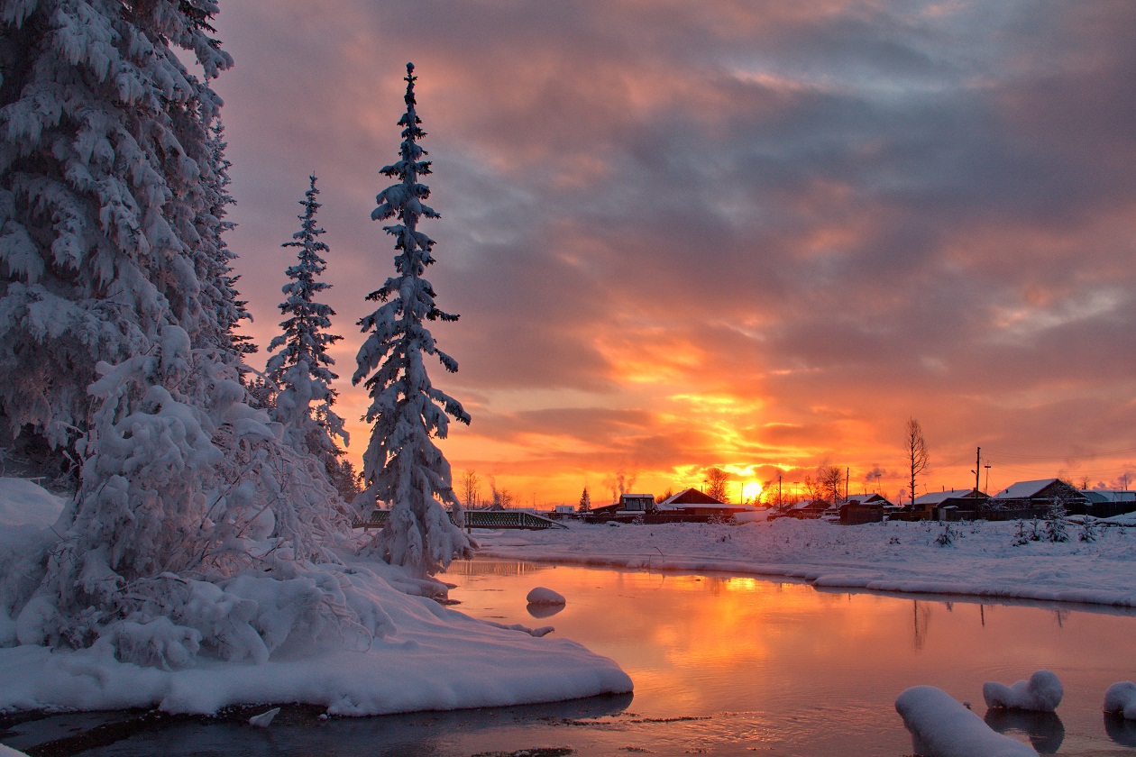 die erste Nacht des Winters ...