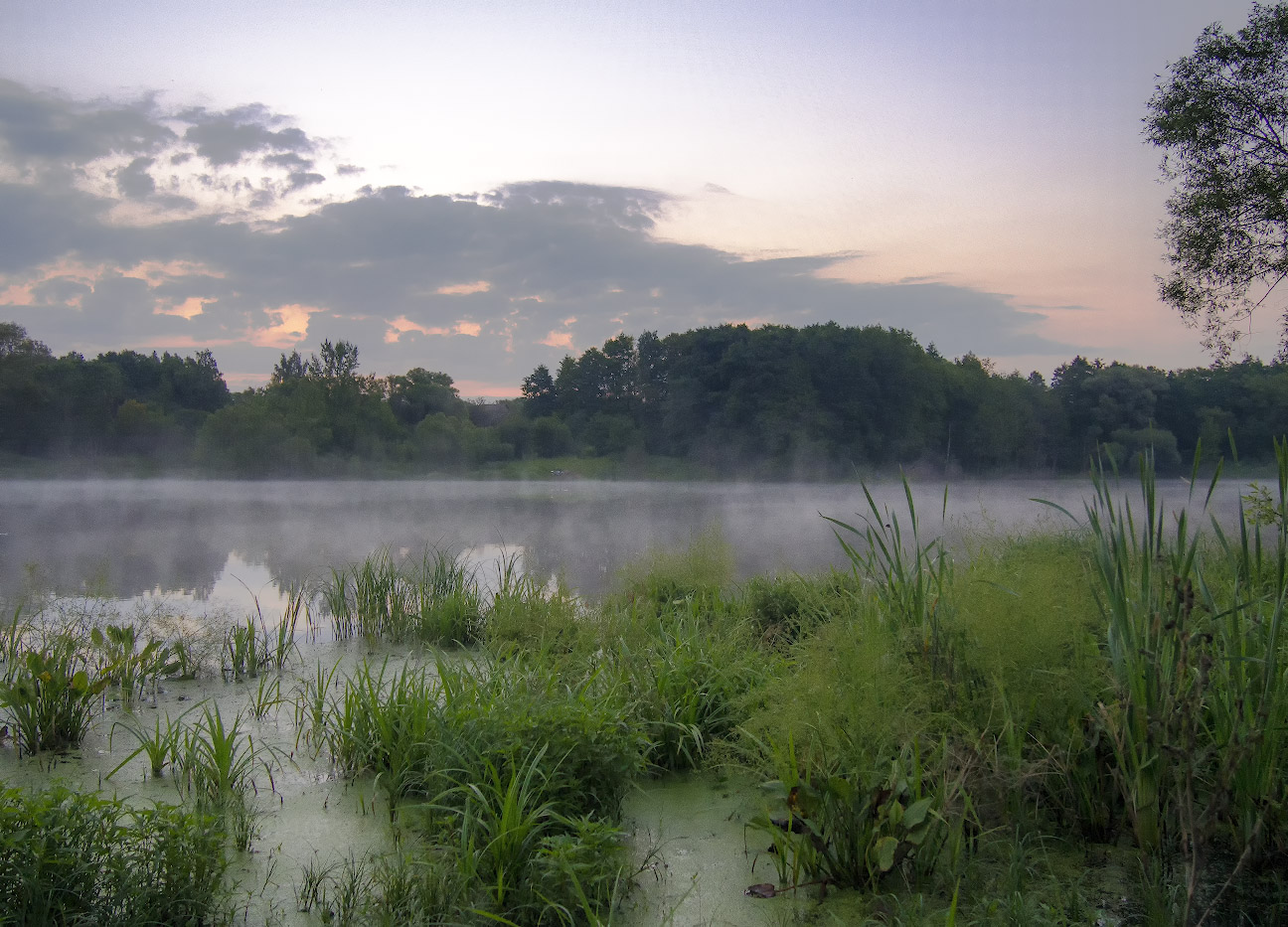 Wir trafen einen kühlen Morgen ....