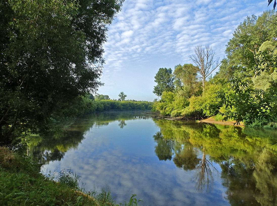An den Ufern des Flusses Mukhavets