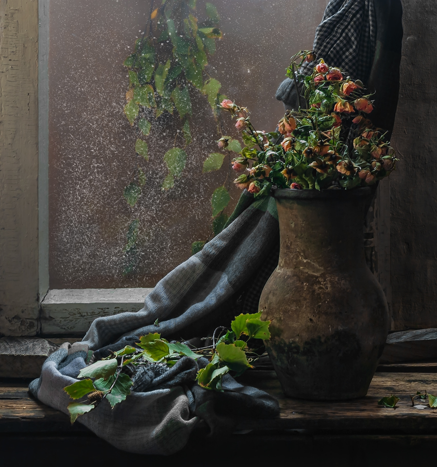 Und Winter klopft an das Fenster ...