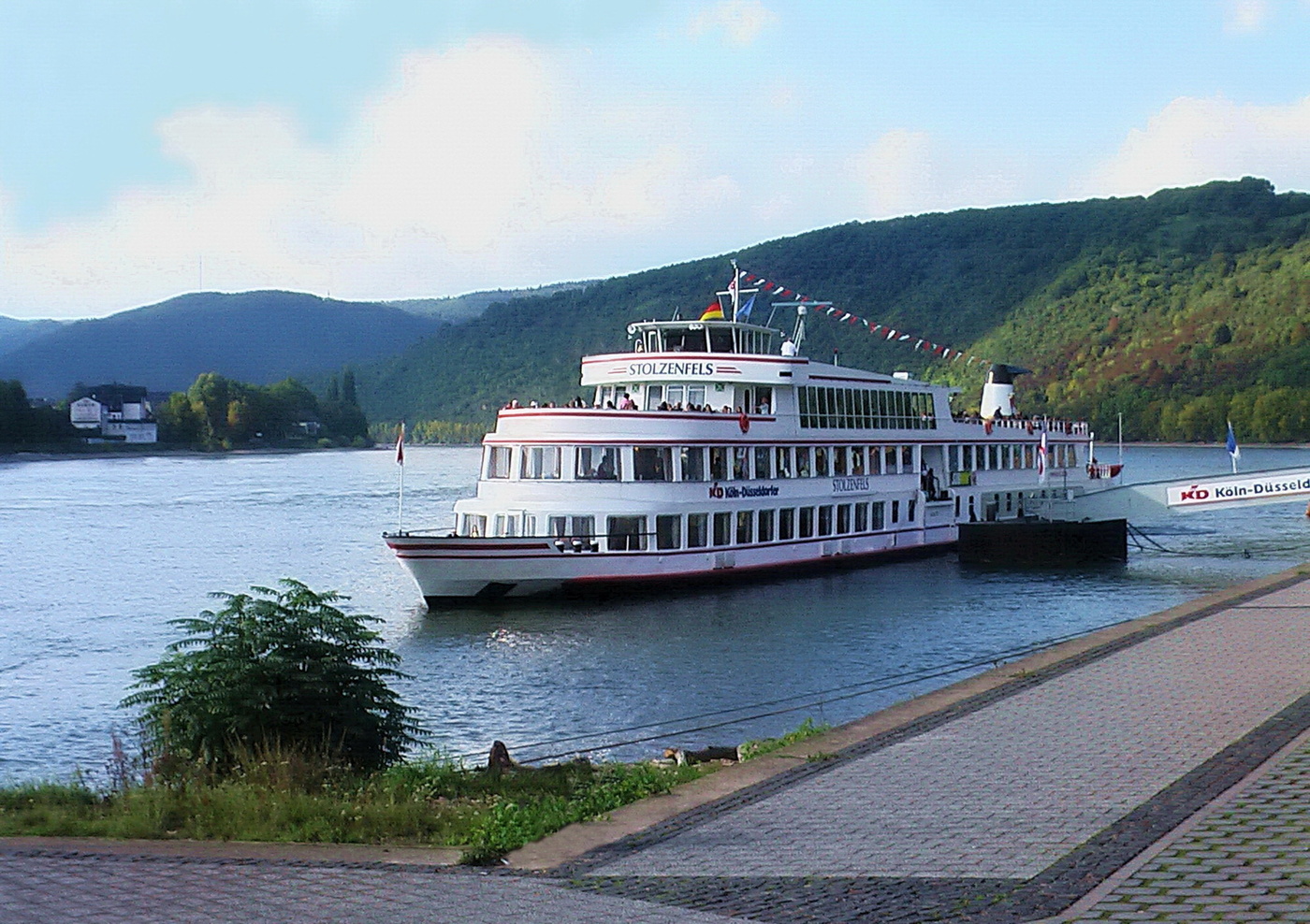 An einem Liegeplatz.