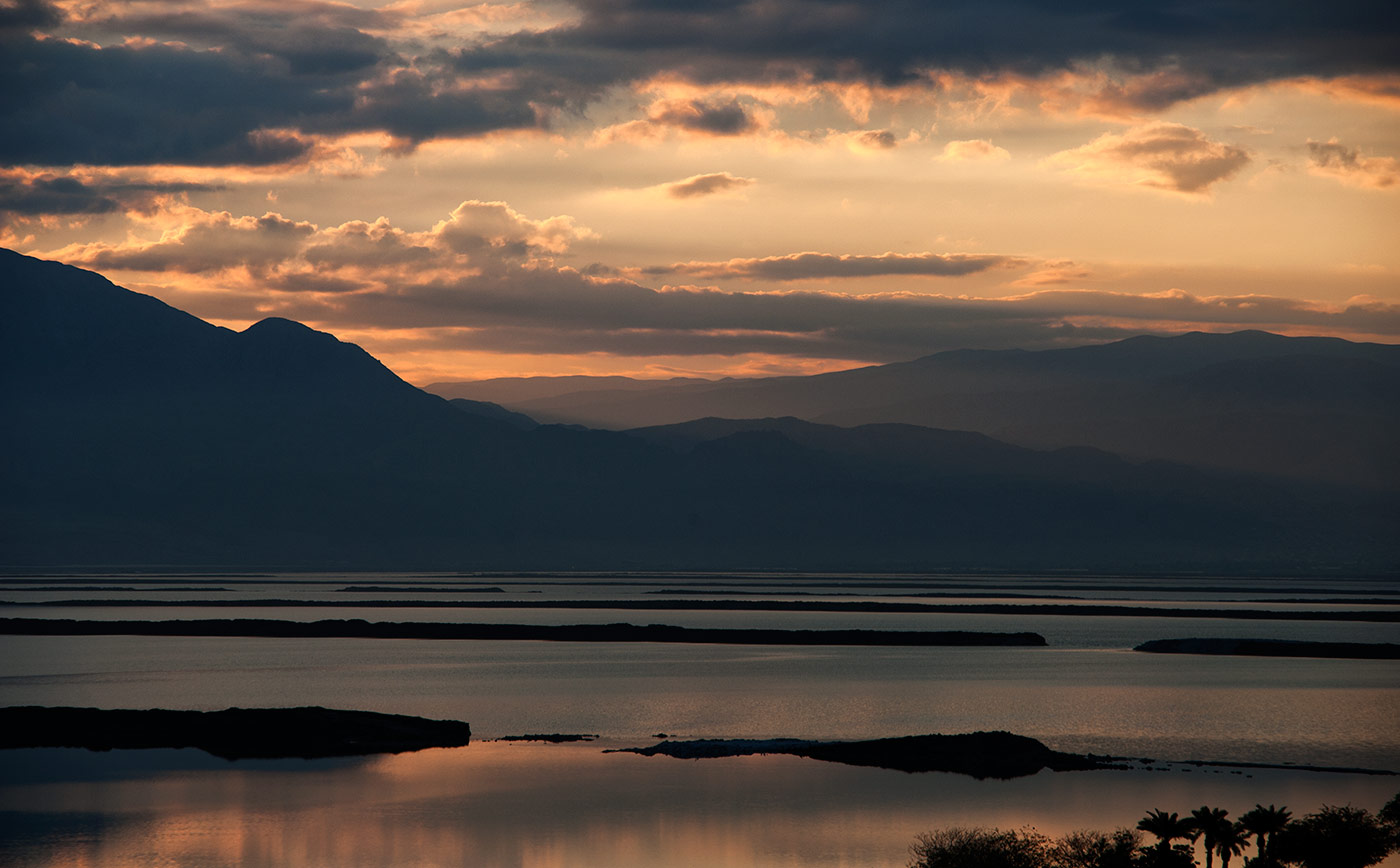 In der Nähe des Toten Meeres