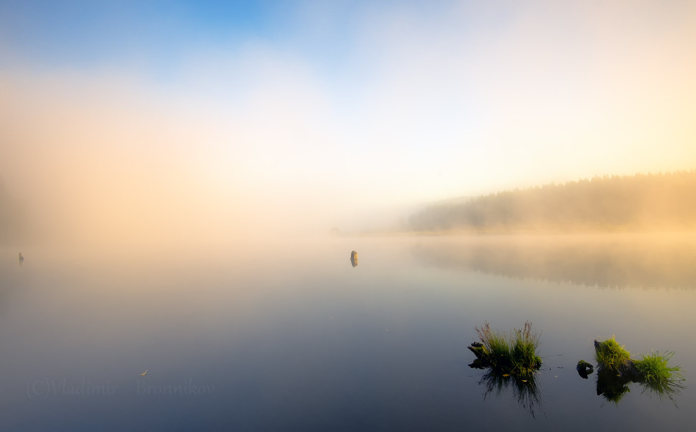 Morgendämmerung, Nebel