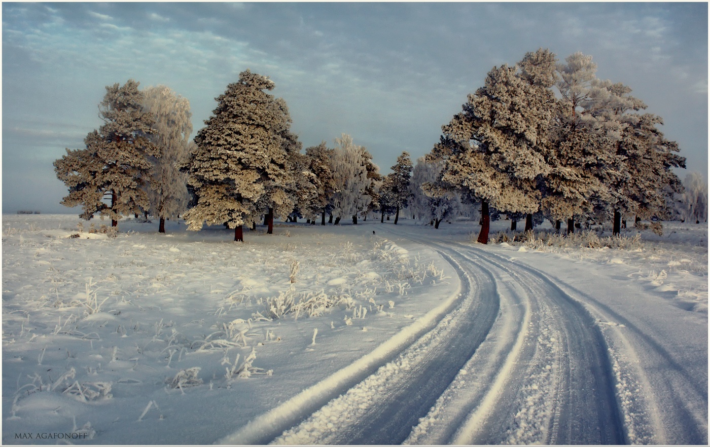 Auf den Straßen des Winters ...