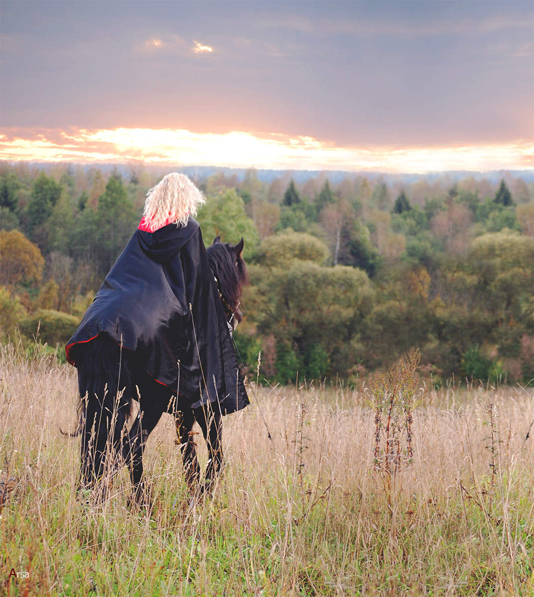 Bei Sonnenuntergang ...
