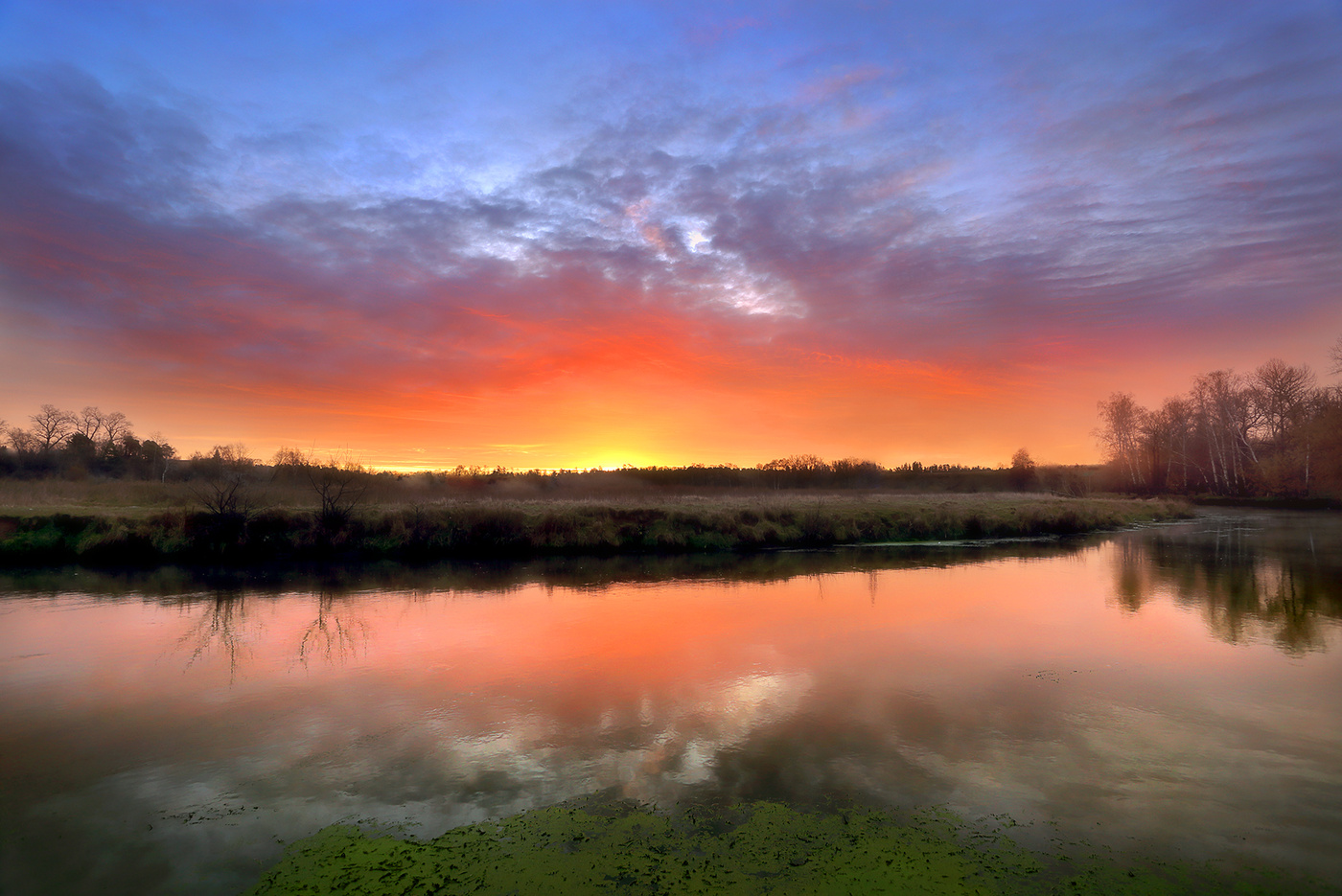 Die Wärme der Dezember-Dämmerung ...