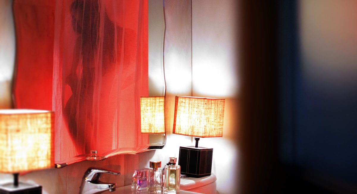 Das Mädchen in der Dusche