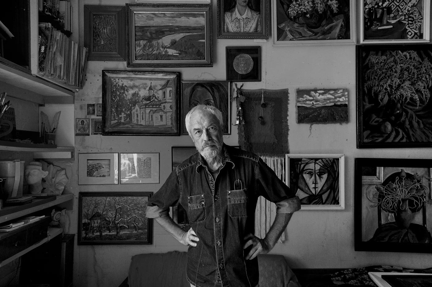 Der Künstler und Dichter V. Potapov. 2011