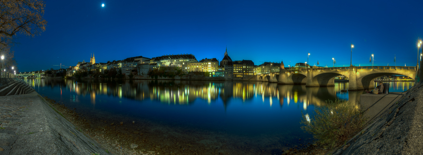 Basel beim eindunkeln
